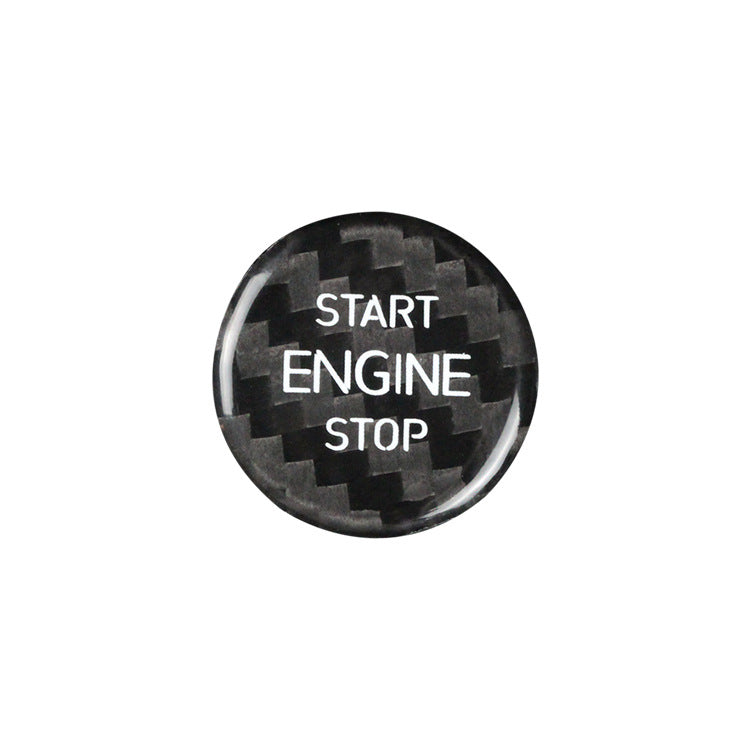 Real Carbon Fiber Push-Start Button Trim for Volkswagen CC / Magotan