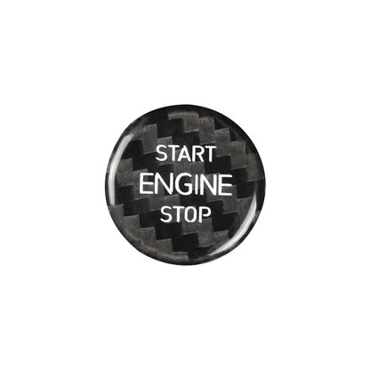 Real Carbon Fiber Push-Start Button Trim for Volkswagen CC / Magotan