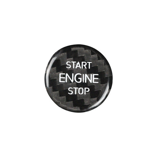 Real Carbon Fiber Push-Start Button Trim for Volkswagen CC (alternate view 5)