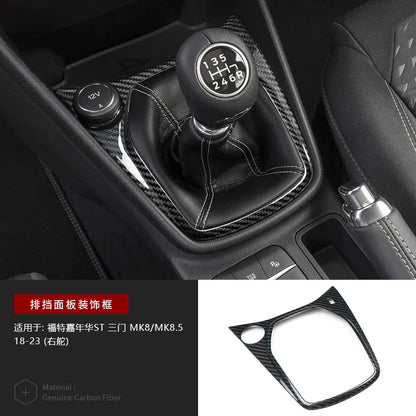 Real Carbon Fiber Gear Shift Panel Frame for Ford Fiesta ST (2018 - 2023) / Ford Fiesta ST MK8 / 8.5 (3-Door)