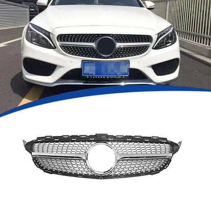 Diamond-Star Low Spec Front Grille for Mercedes-Benz C-Class W205 (2015 - 2018)