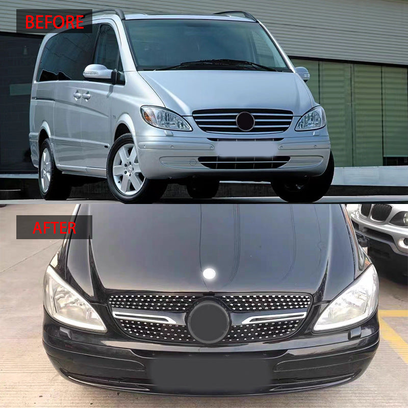 Diamond-Star Front Grille for Mercedes-Benz Viano W639 (2006 - 2010)