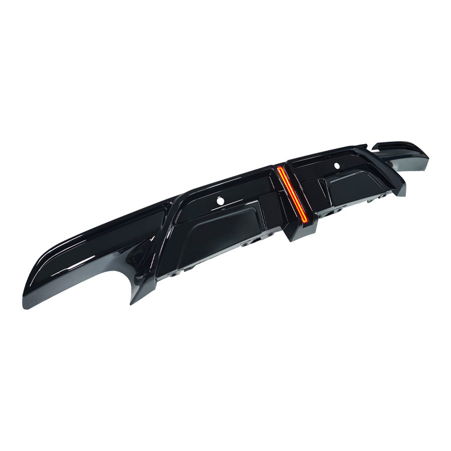 Blacked-Out LED Illuminated Rear Diffuser Lip for BMW / BMW X5M F95 (2020 - 2026)
