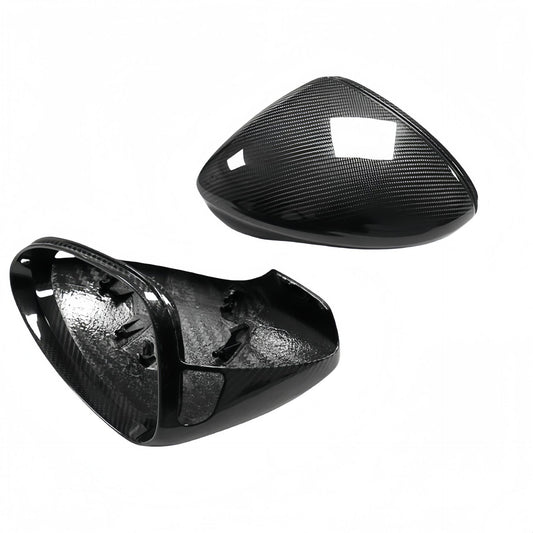 Carbon Fiber Replacement Mirror Caps for Porsche Panamera 971 (2017 - 2023)