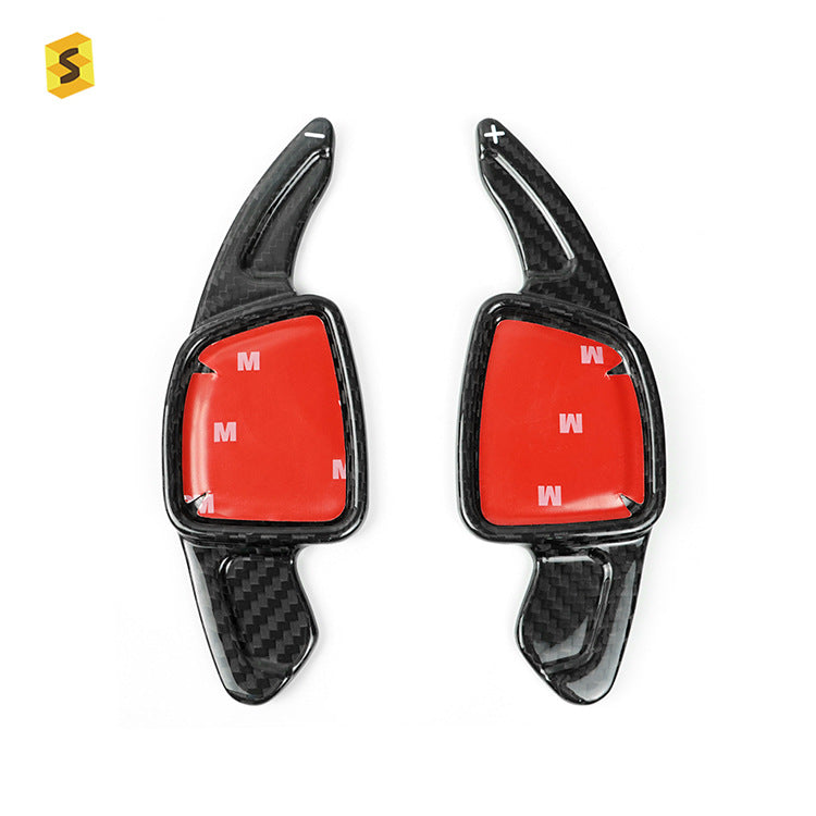 Carbon Fiber Steering Wheel Shift Paddle Cover for Audi A3 / A3L / A8 / S4