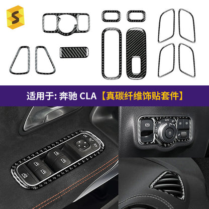 Real Carbon Fiber Decorative Trim Kit for Mercedes-Benz CLA (2020 - 2025)