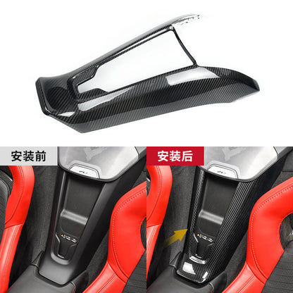 Real Carbon Fiber Seat Trim for Corvette C8