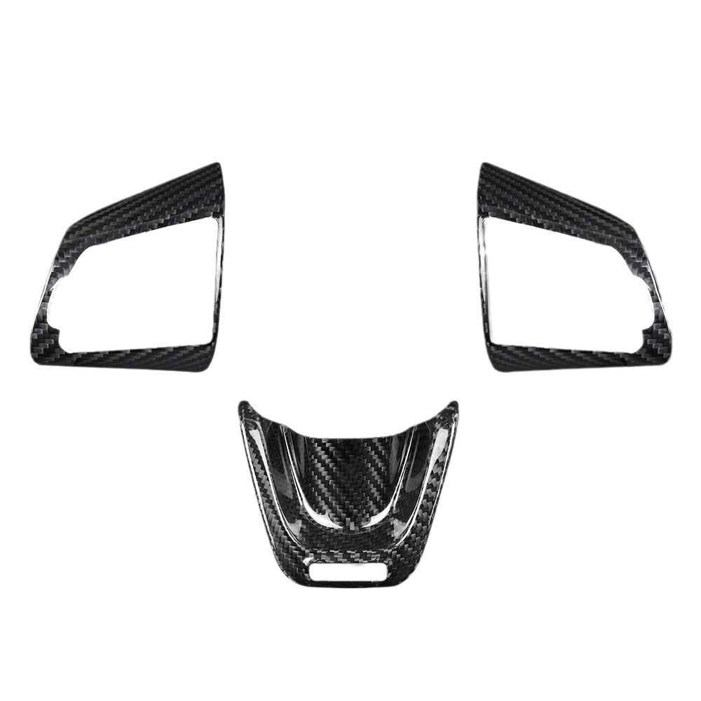 Carbon Fiber Steering Wheel Trim for Kia Stinger