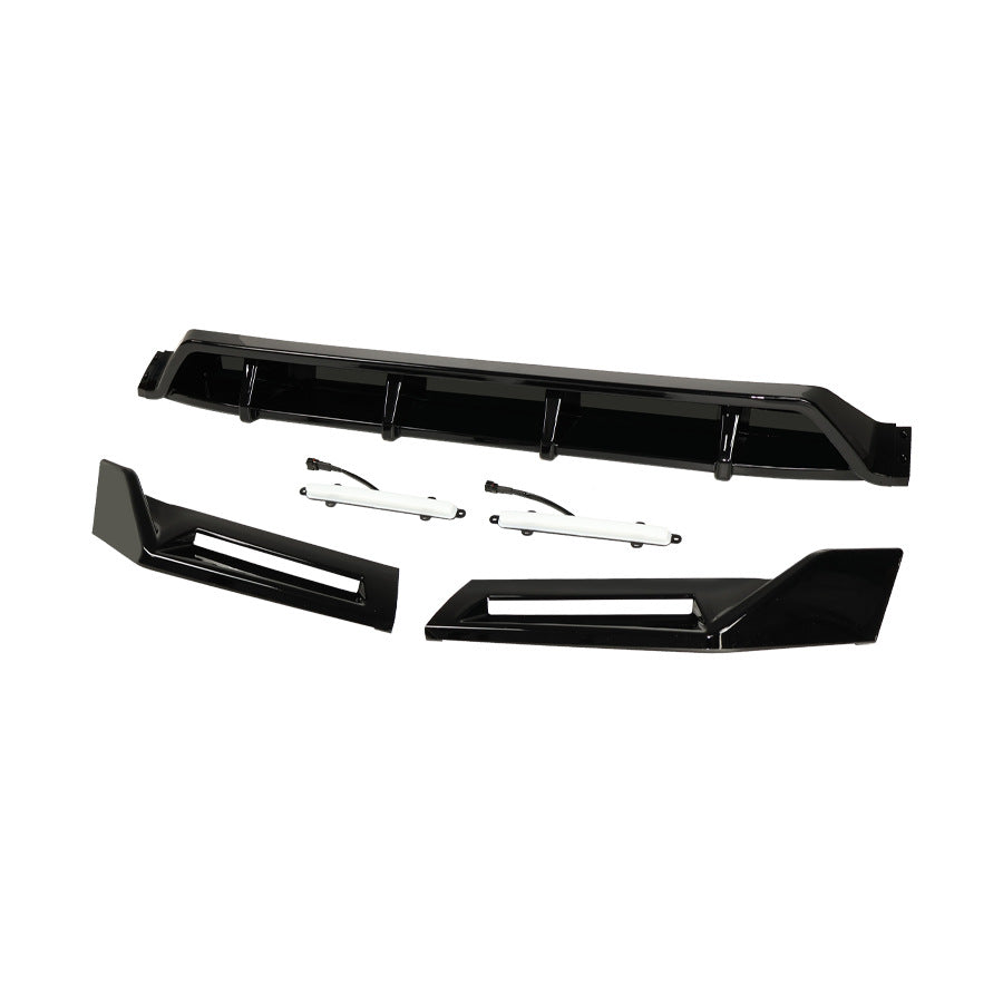 LED Illuminated 3-Section Front Lip Spoiler for Mercedes-Benz G-Class W465 (2025 - 2026)