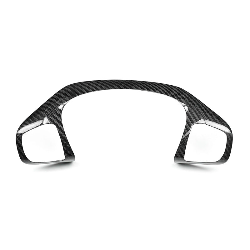 Carbon Fiber Steering Wheel Button Frame Trim for Ford Fiesta ST