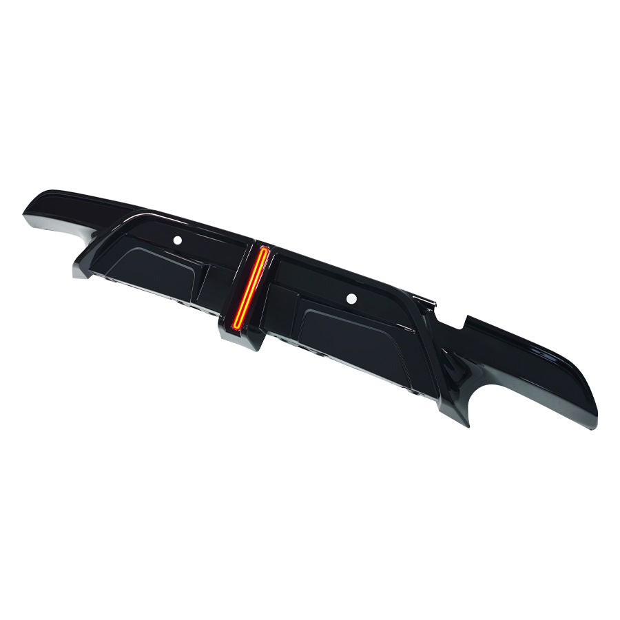 Blacked-Out LED Illuminated Rear Diffuser Lip for BMW / BMW X5M F95 (2020 - 2026)