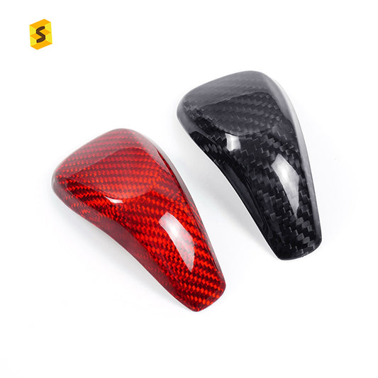 Real Carbon Fiber Gear Shift Knob Cover for Subaru Forester