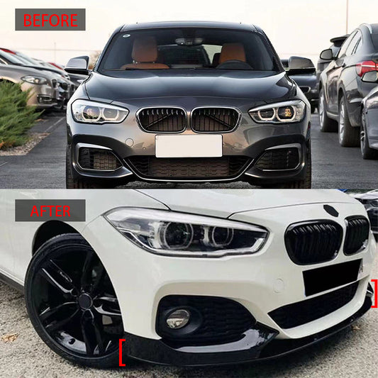 One-Piece MP-Style Front Lip Spoiler for BMW 1 Series F20 (alternate view 2)