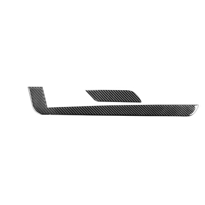 2PCS Prepreg Dry Carbon 3*3 3K Twill Carbon Fiber Interior Gear Shift Base Side Trim for Toyota Tundra XK50 Facelift (2014-2021)