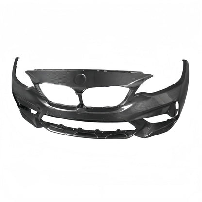 适用于宝马M2F87 2系F22车身套件升级M2C干碳纤维前保险杠大包围