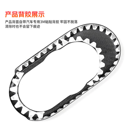 Real Carbon Fiber Multimedia Panel Frame Trim for MINI F55