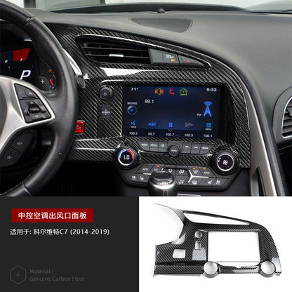 Real Carbon Fiber Air Vent Trim for Corvette C7 (2014 - 2019)