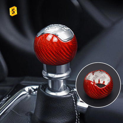 Carbon Fiber Gear Shift Knob Cover for Ford Mustang (Manual) (2015 - 2023)