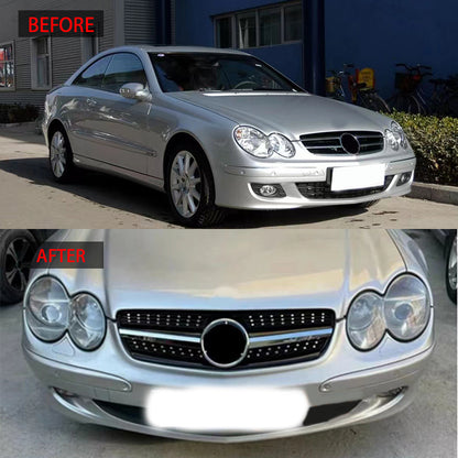 Diamond-Star Front Grille for Mercedes-Benz CLK