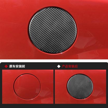 Real Carbon Fiber Fuel Door Cover for American Cars / Chevrolet Camaro