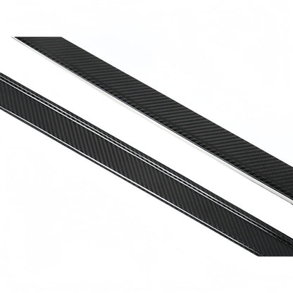 适用于宝马5系MP款干碳纤维侧裙G60G68改装spoiler DRYCARBON