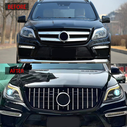 GT High Spec Front Grille for Mercedes-Benz GLS-Class X166 (alternate view 2)