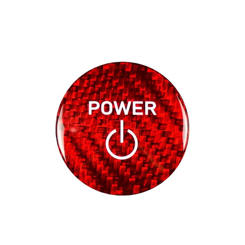 Carbon Fiber Push-Start Button Trim for Toyota Crown / Highlander / Wildlander (2022+)