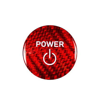Carbon Fiber Push-Start Button Trim for Toyota Crown / Highlander / Wildlander (2022+)