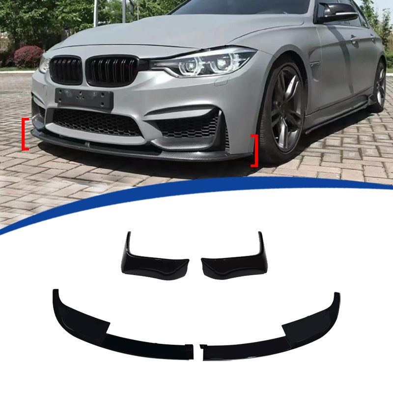 4-Section MP-Style Front Lip Spoiler for BMW 3 Series F30 (2013 - 2019)
