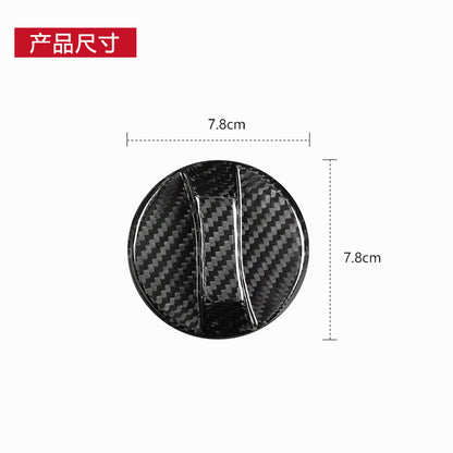 Real Carbon Fiber Inner Fuel Filler Cap Cover for Kia K3 / Forte