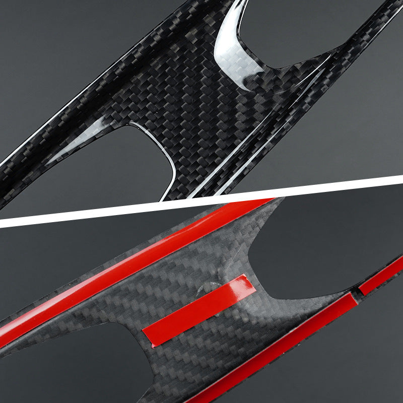 Real Carbon Fiber Gear Console Trim for Corvette C8
