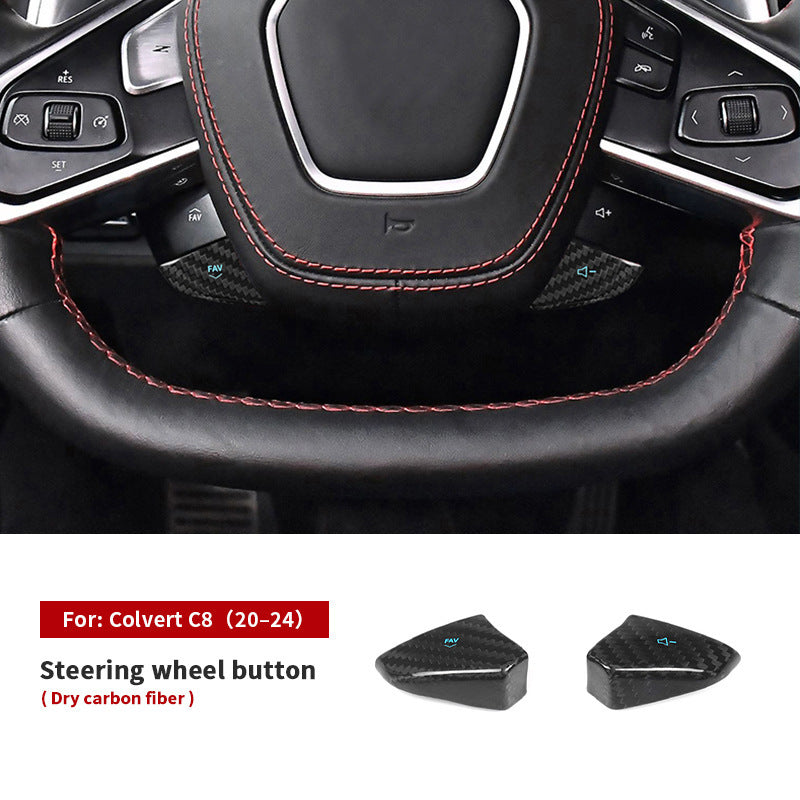 Real Carbon Fiber Decorative Trim Kit for Corvette C8 (2020 - 2025)