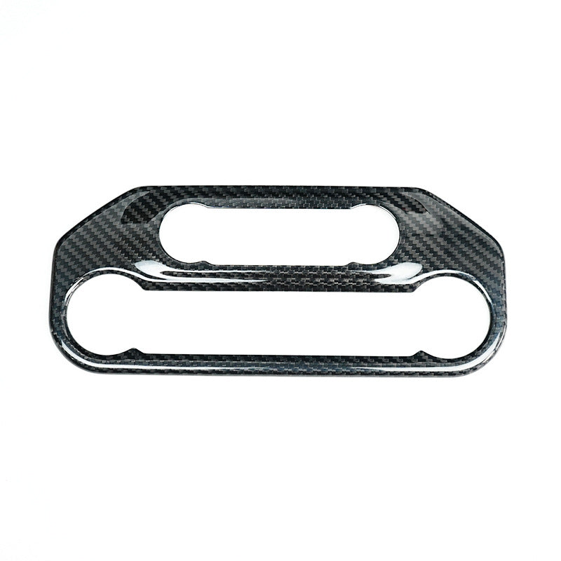 Real Carbon Fiber Multimedia Button Panel Trim for Ford Bronco