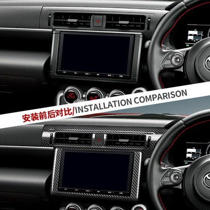 Carbon Fiber CD Panel Trim for Subaru BRZ (2022+)
