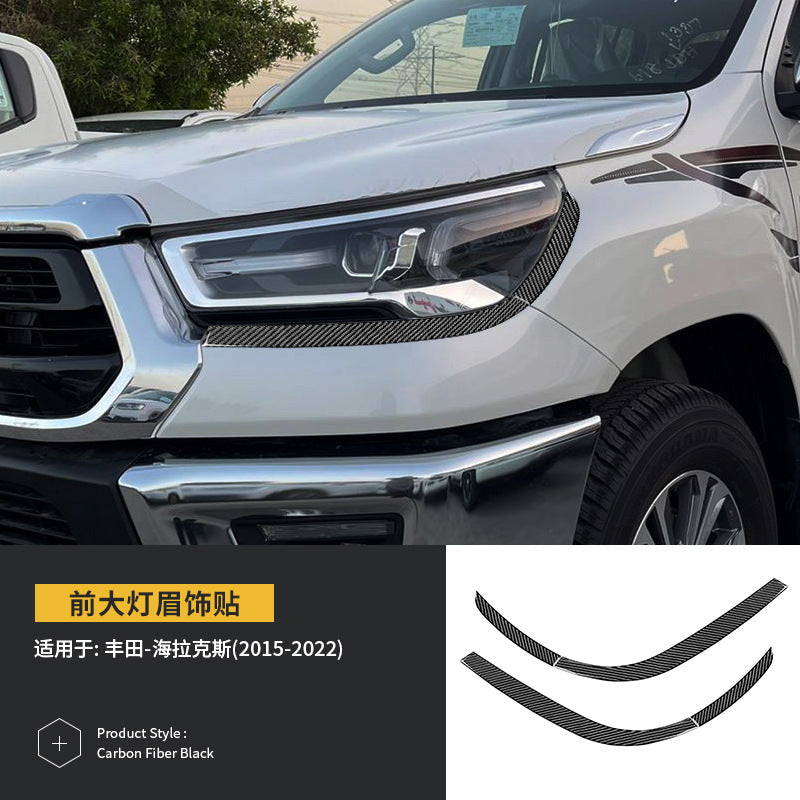Epoxy Resin Carbon Fiber Interior Trim Kit for Toyota Hilux (2015 - 2022)
