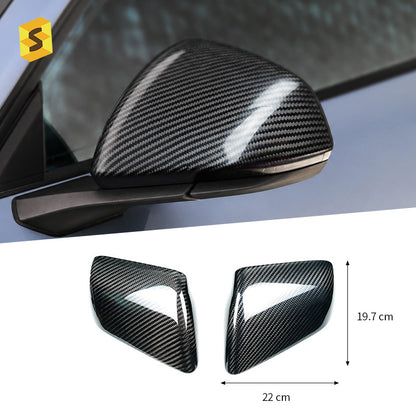Real Carbon Fiber Side Mirror Housing Cover for Ford / Ford Mustang (2024)