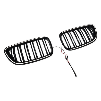 LED Illuminated Double-Slat Front Grille for BMW 2 Series F22