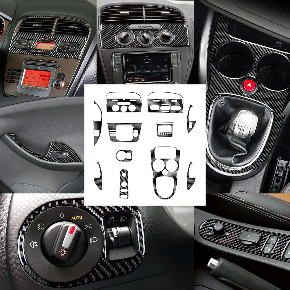 Epoxy Resin Carbon Fiber Decorative Trim for SEAT Altea (2003 - 2008)