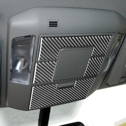 Prepreg Dry Carbon 3*3 3K Carbon Fiber Interior Front Reading Lamp Panel Overlay Trim for Toyota Tundra XK50 Facelift 2014-2021