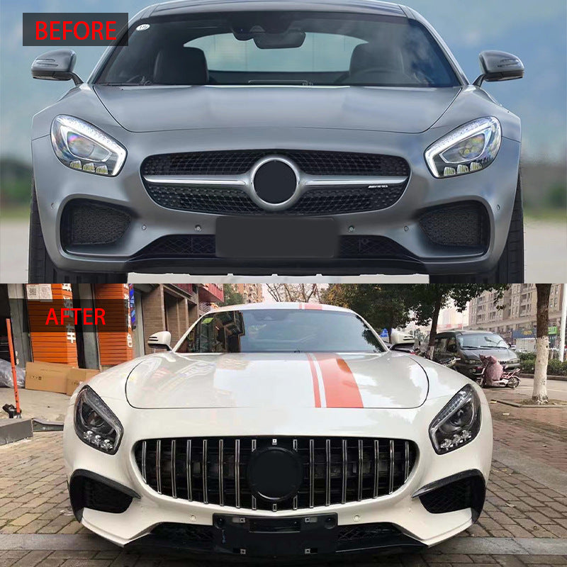 GT-Style 2-Door Front Grille for Mercedes-AMG GT C190 / Mercedes-Benz (2015 - 2017)