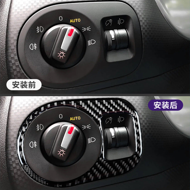 Epoxy Resin Carbon Fiber Decorative Trim for SEAT Altea (2003 - 2008)