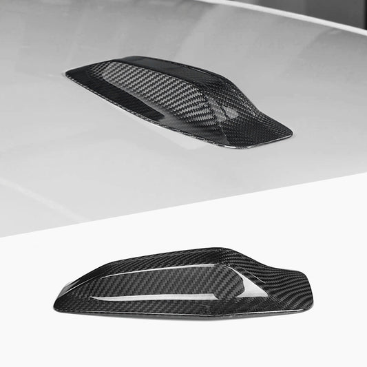 Real Carbon Fiber Shark Fin Antenna Cover for BMW 1 / 2 / 4 / 7 Series