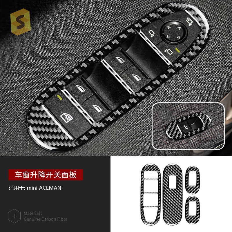 Epoxy Resin Carbon Fiber Interior Trim Kit for MINI J01 Cooper (2024 - 2025)