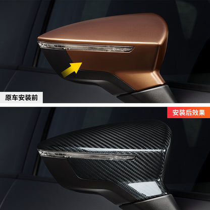 Real Carbon Fiber Side Mirror Cover for SEAT Leon (2013 - 2019)