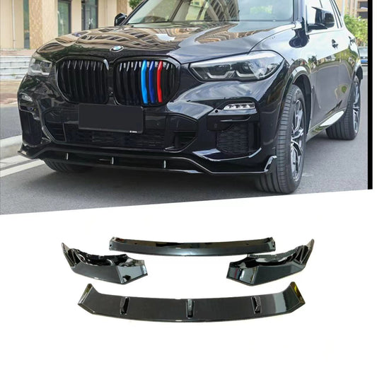 Blacked-Out 4-Section Lip Spoiler for BMW X5 G05, Water