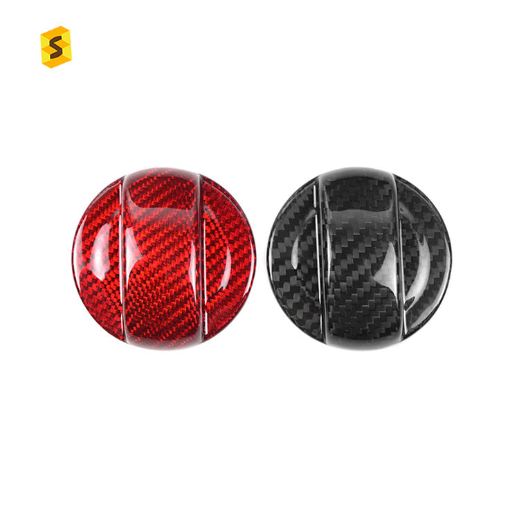 Real Carbon Fiber Inner Fuel Filler Cap Cover for Volkswagen / Audi
