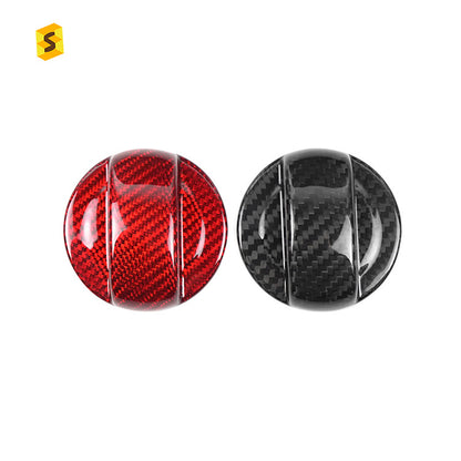 Real Carbon Fiber Inner Fuel Filler Cap Cover for Volkswagen / Audi