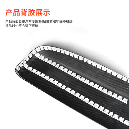 Real Carbon Fiber Exterior Trim for Fiat 500