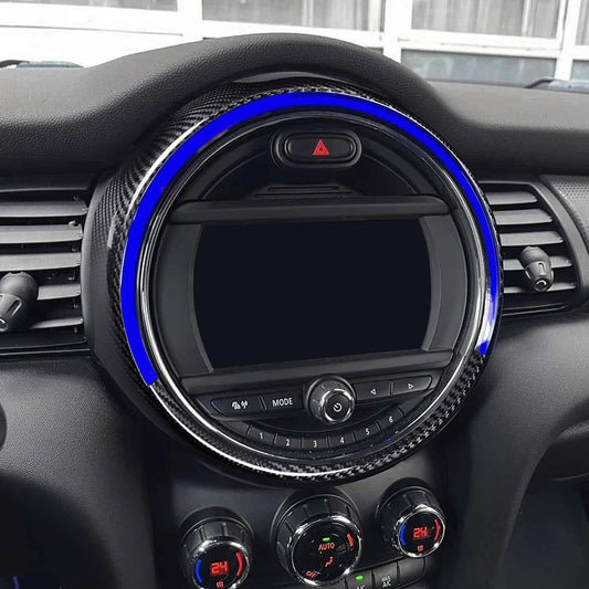 Carbon Fiber Navigation Screen for MINI F-Series (2014-2021) (alternate view 3)
