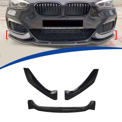 Sport 3-Section Front Lip Spoiler for BMW 1 Series F20 (2016 - 2018)